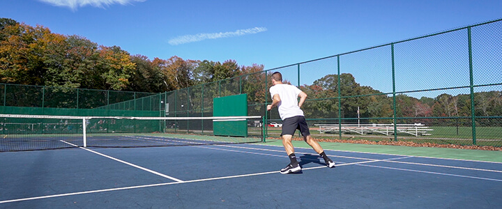Running the Tennis Court Lines