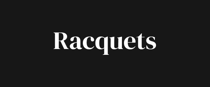 Racquets Gear