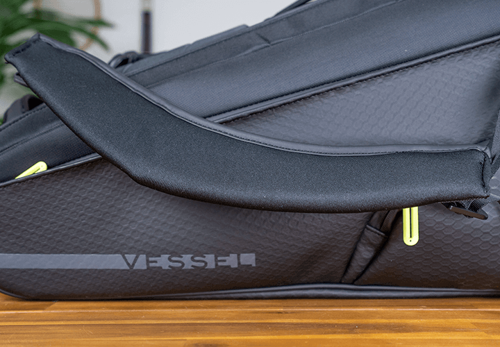 Vessel Baseline Racquet Bag Shoulder Straps Neoprene Lining